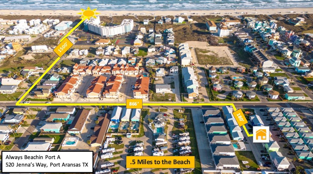 Always Beachin Port Aransas.  Beach house rental Port Aransas, Texas.